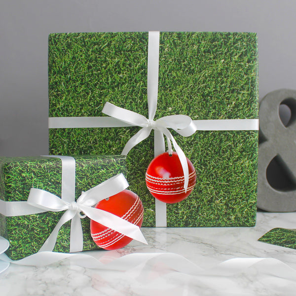 Cricket Pitch Wrapping Paper